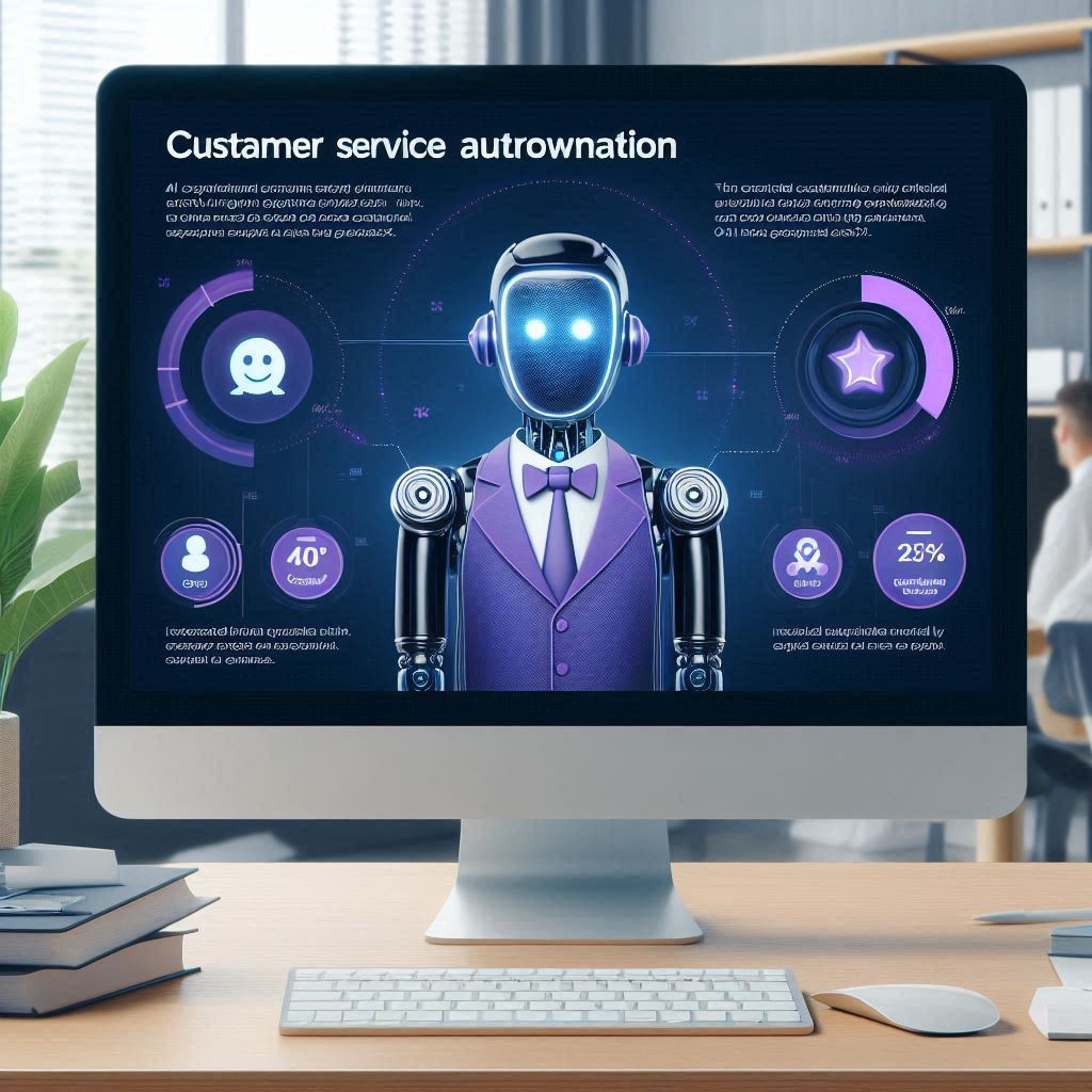 Customer using an AI agent for customer service